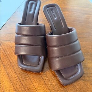 Vince Brown Heeled Sandals